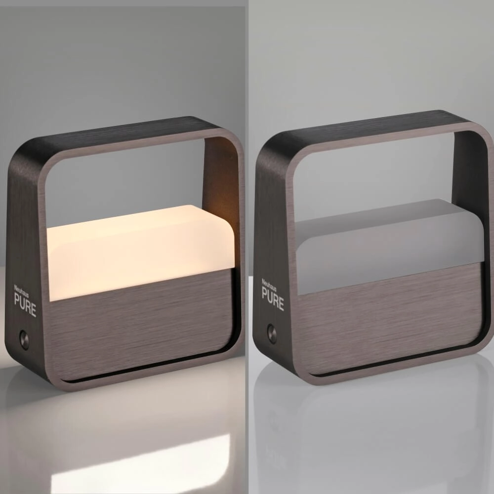 Design tafellamp Pure Go bruin Paul Neuhaus 4012248383384