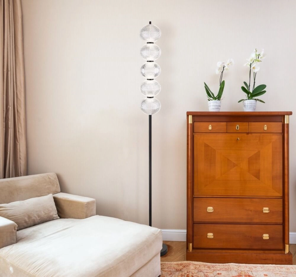 Unieke vloerlamp Ceps zwart Globo 9007371455546