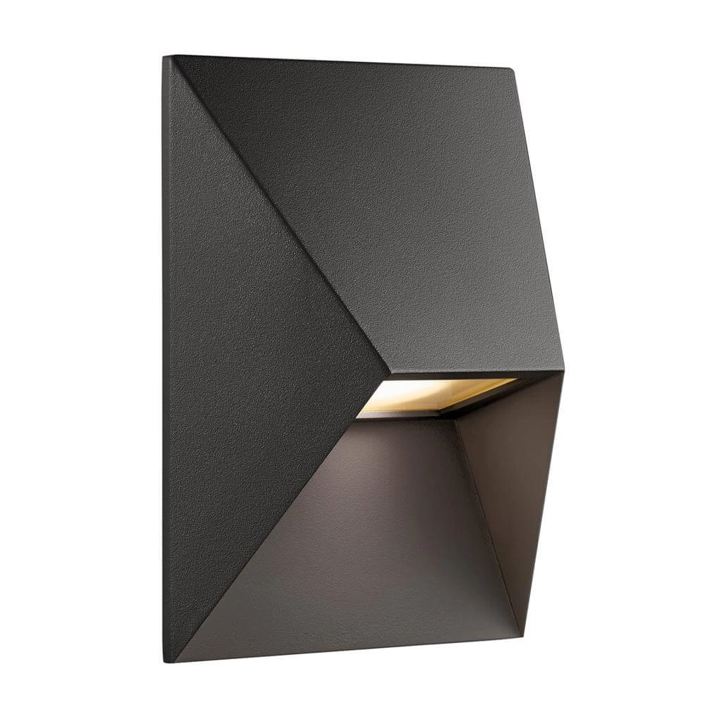 Design wandlamp Pontio zwart 15cm