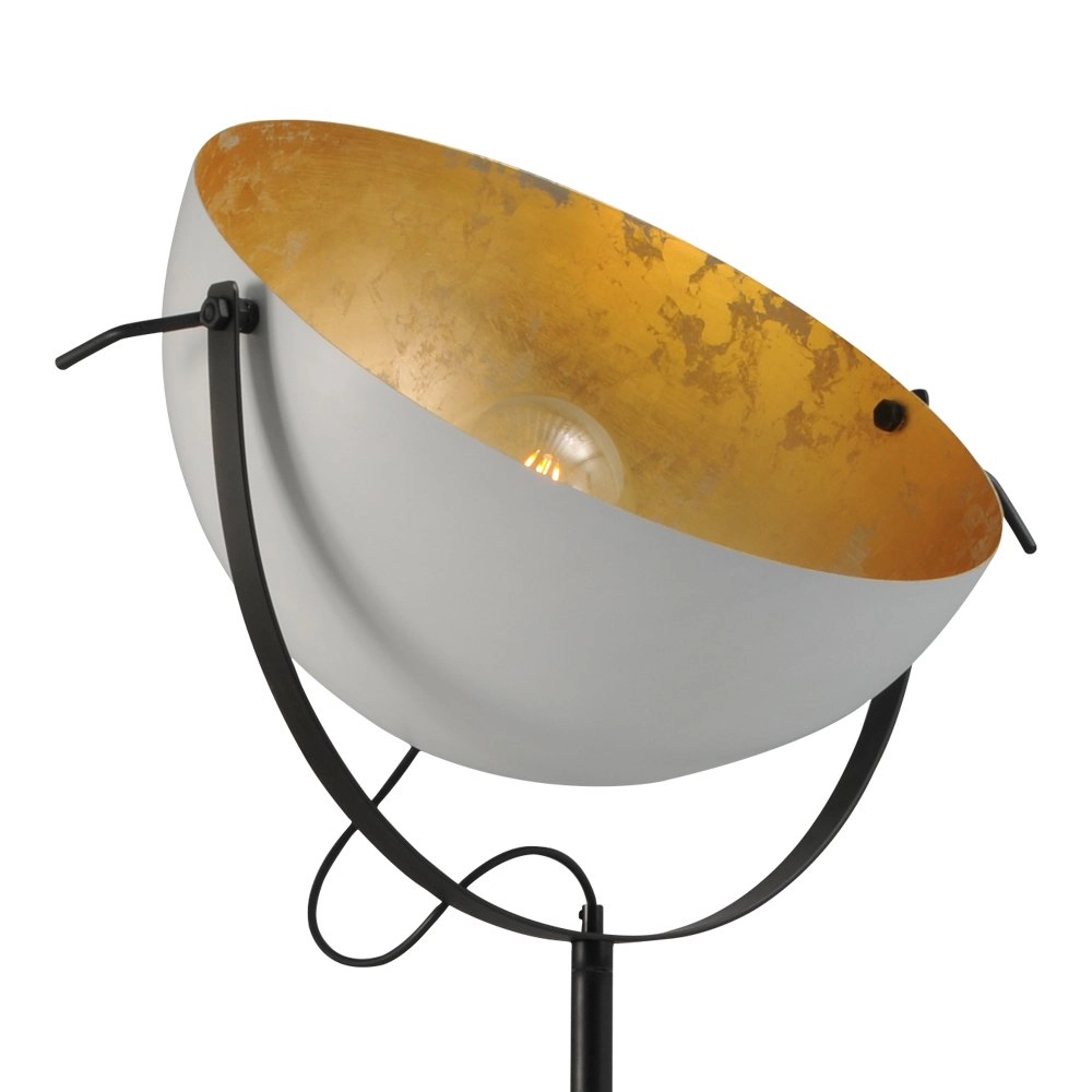 Vloerlamp Industria 180 wit met goud Masterlight 8718121151397