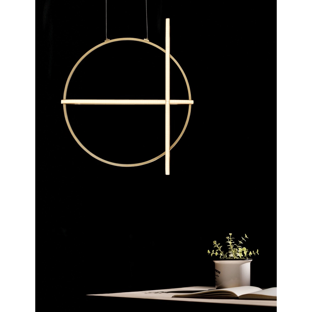 Design hanglamp Arte goud rond