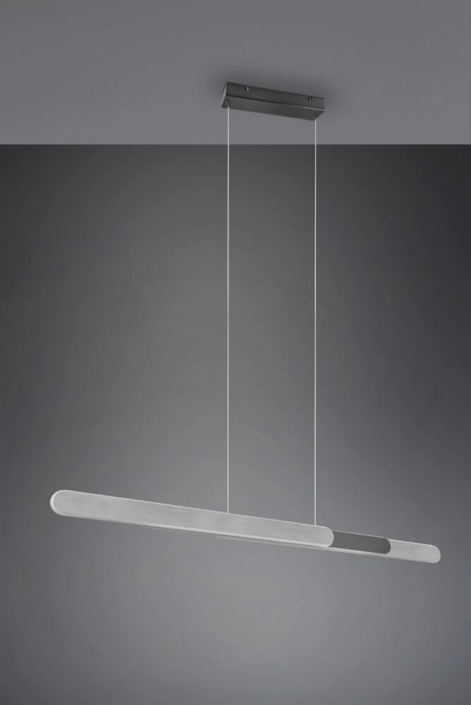 Hanglamp Helios 130cm grijs Trio 4017807577822