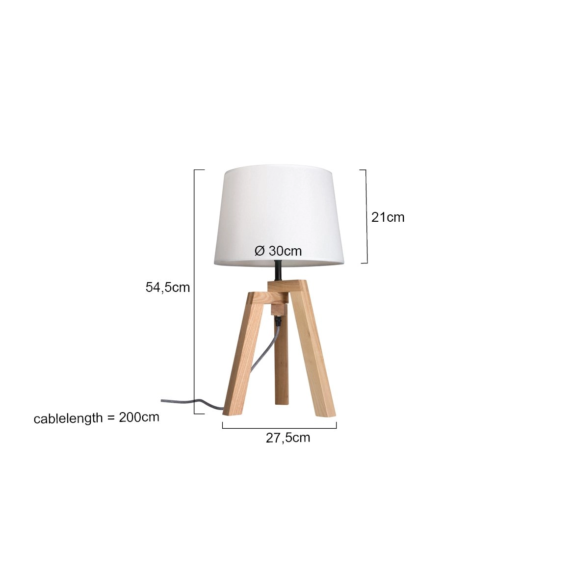 Landelijke tafellamp Bess Steinhauer 8712746102147