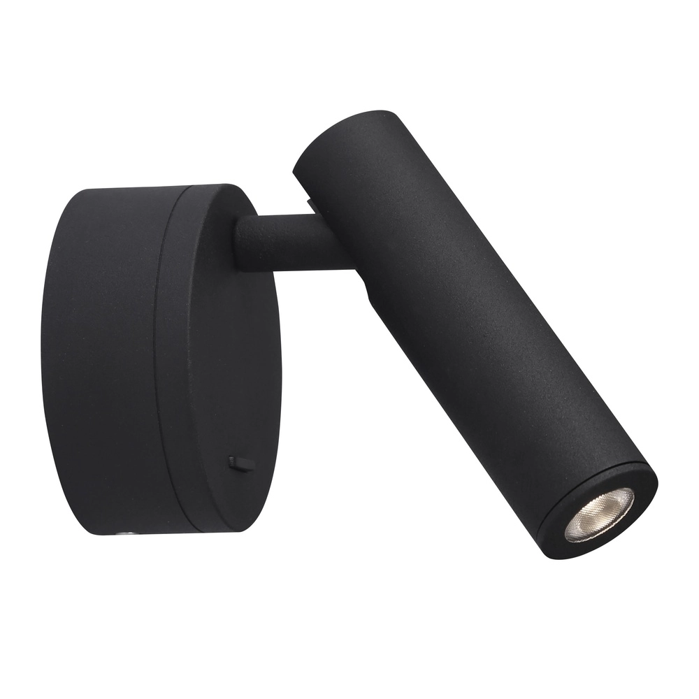Wandspot Clip zwart