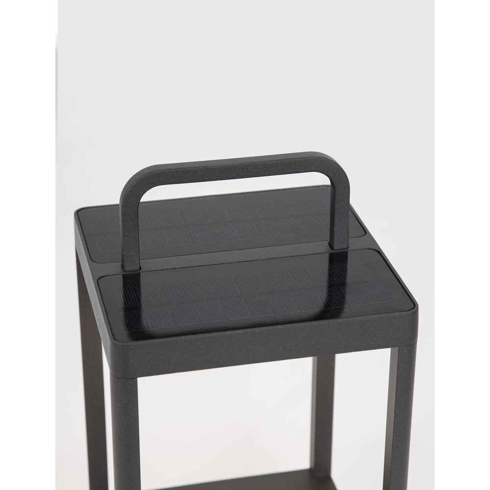 Solar tafellamp Bali 35cm antraciet Lyora 5212017428653