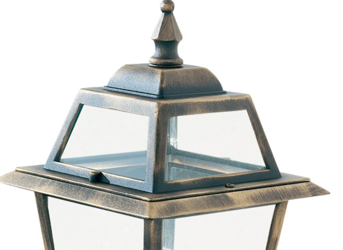 Klassieke buitenlamp Up New Orleans bronsbruin Searchlight 5013874308023