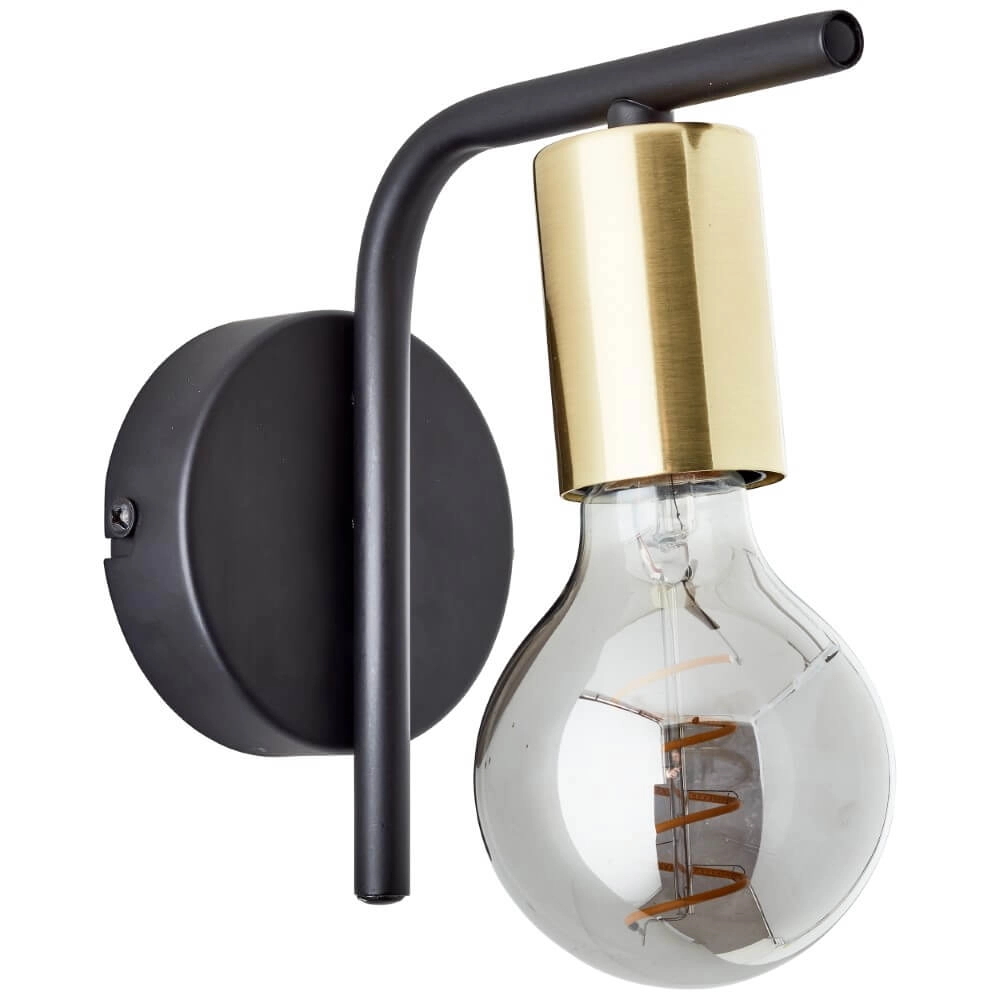 Wandlamp Kerry zwart Brilliant 4004353413100