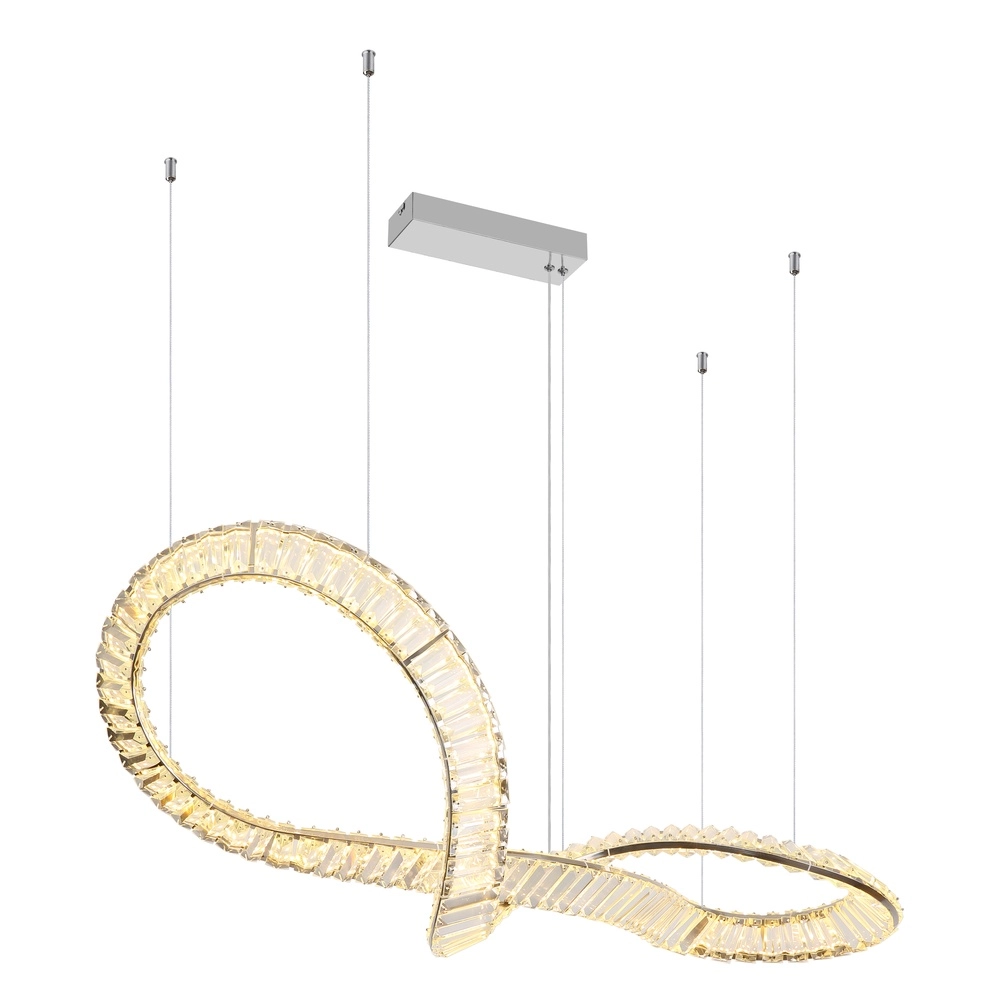 Design hanglamp Neil uniek chroom Globo 9007371507412