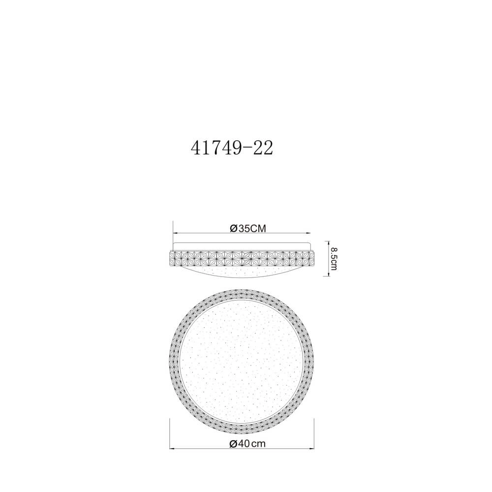Plafonniere Ovi 2300lm Globo 9007371405008