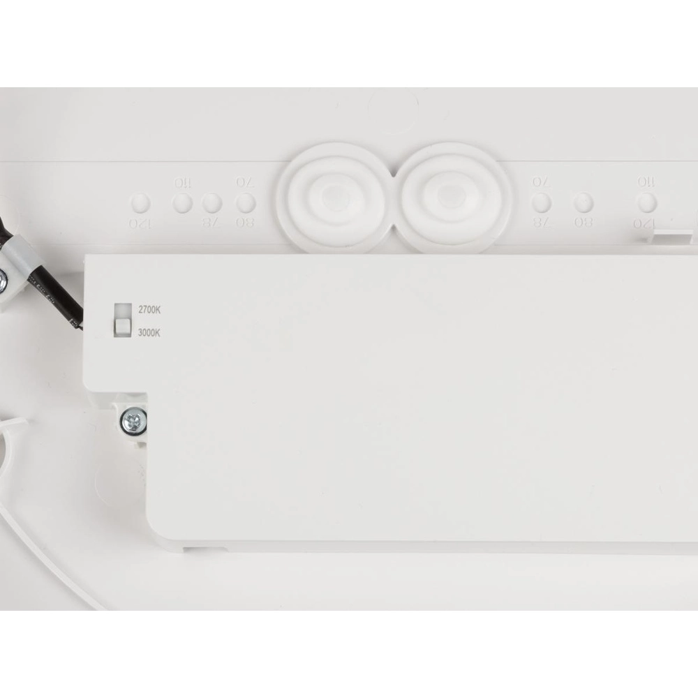 Plafondlamp Decona Ø 30cm wit - 2700K/3000K sensor SLV 4024163302913