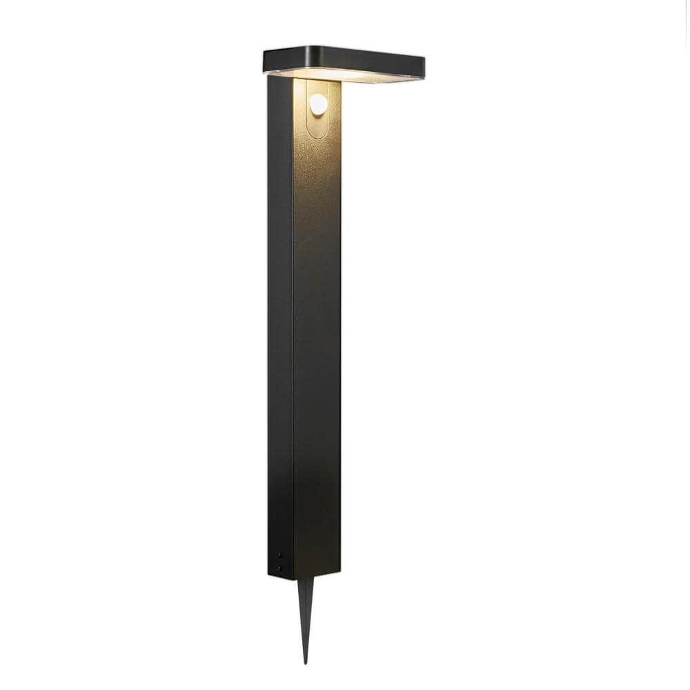 Solar tuinlamp Rica zwart rechthoek