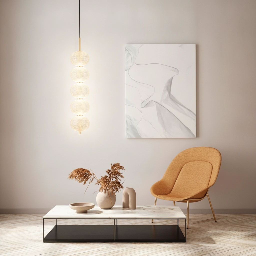 Unieke hanglamp Klelia goud