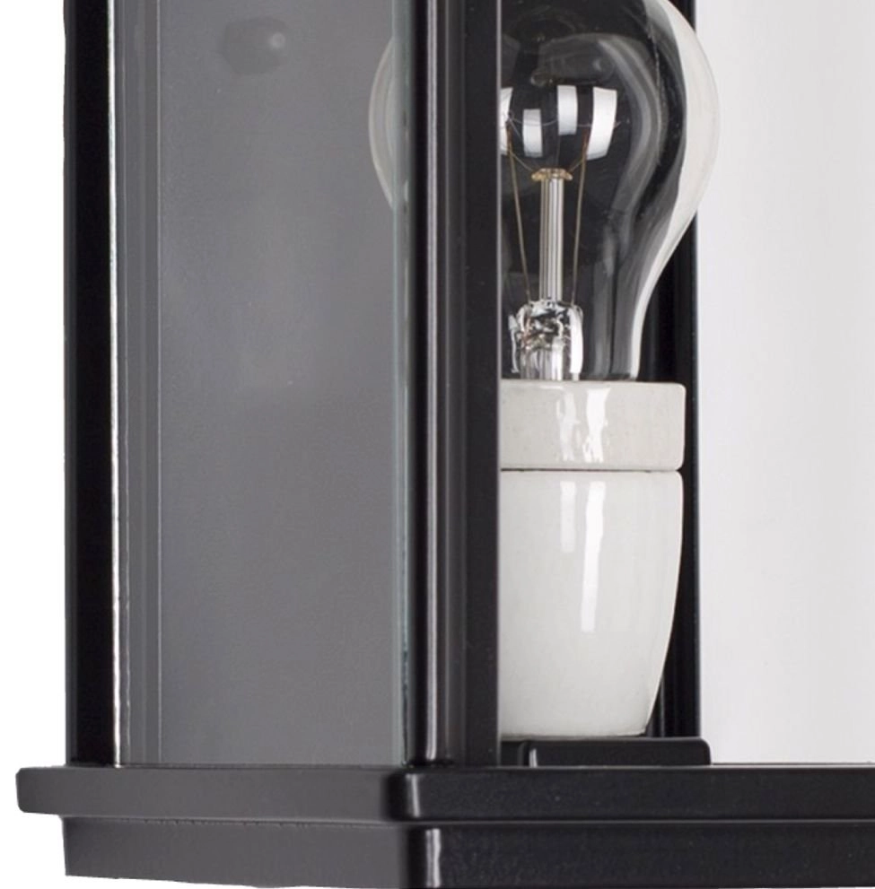 Stijlvolle buitenlamp Capital 24cm zwart KS Verlichting 8714732660105