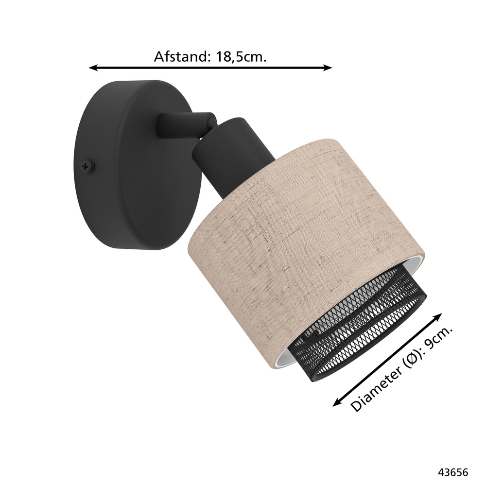 Japandi wandlampje Rosley Eglo 9002759436568