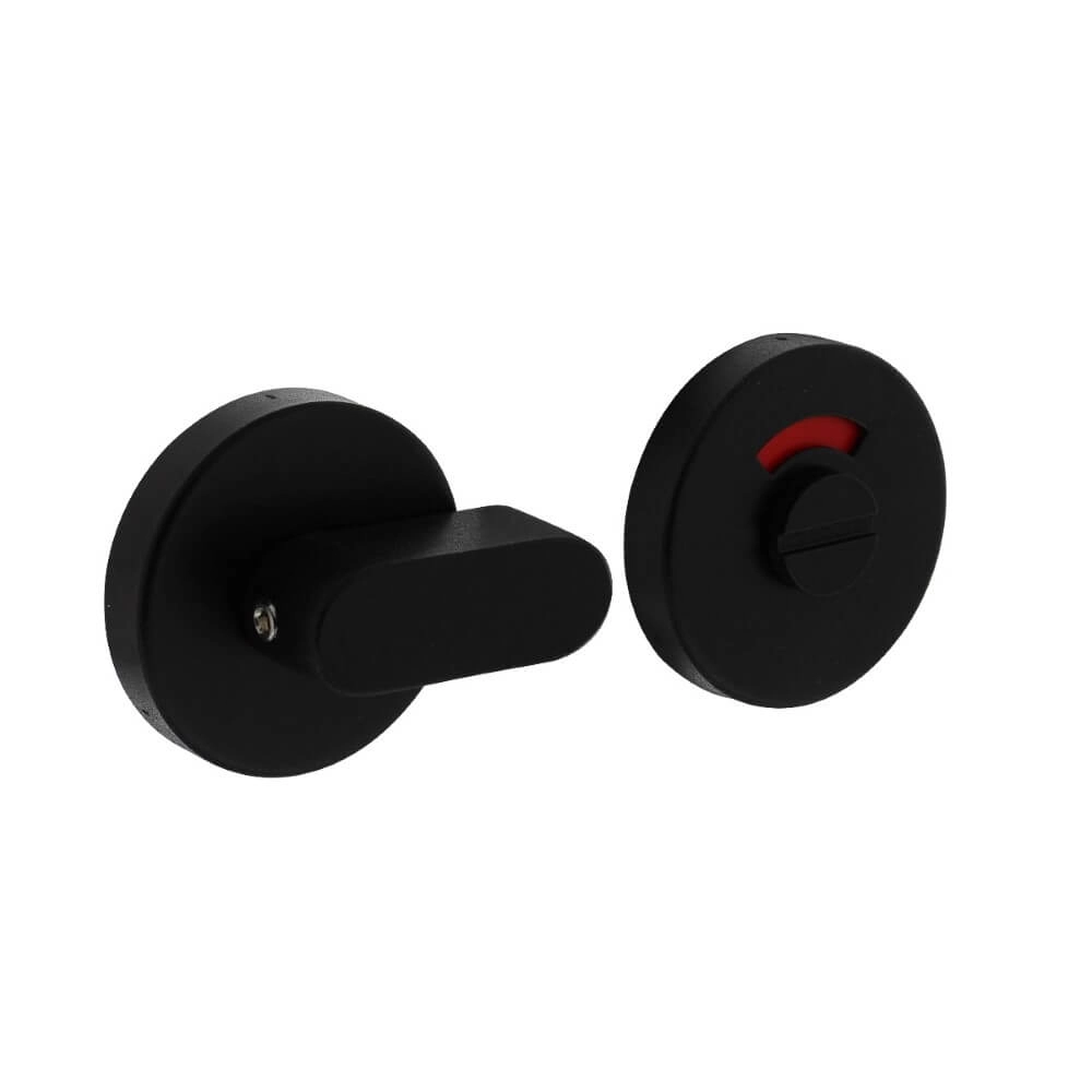 WC-sluiting Tira comfortknop zwart