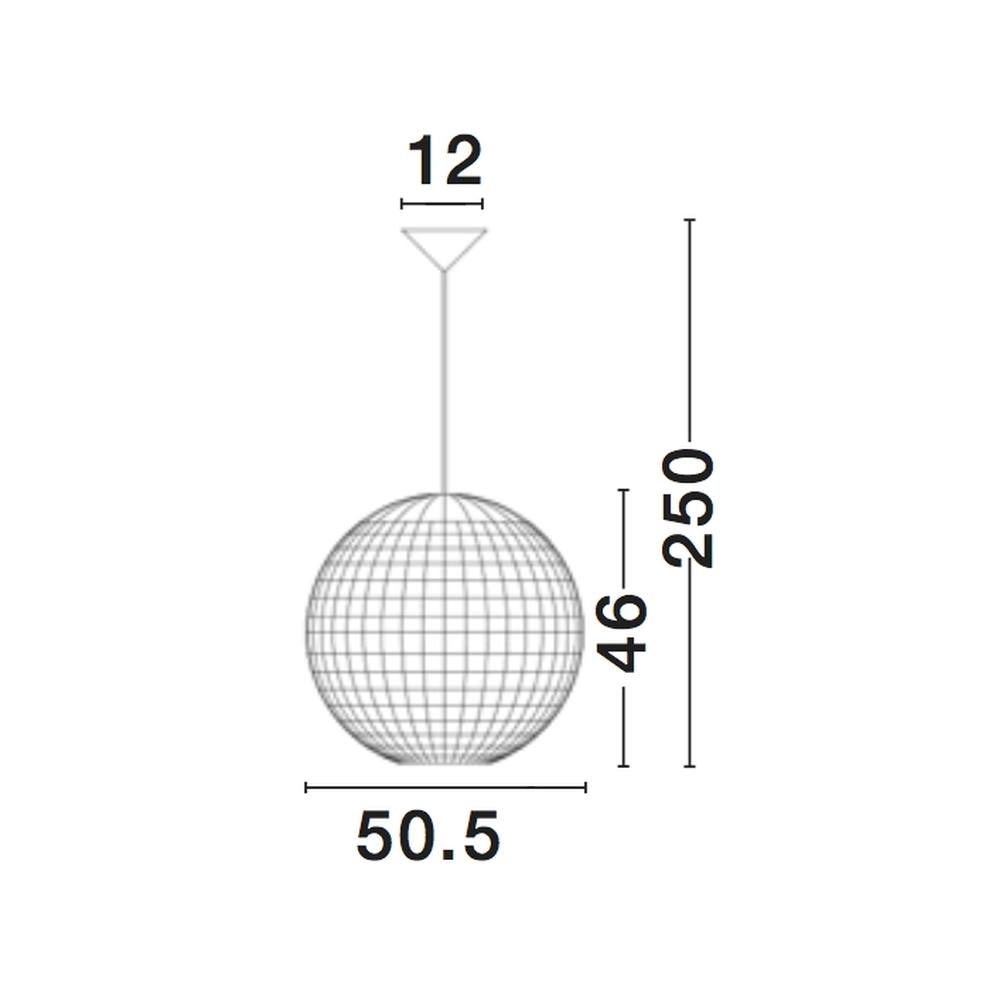 Rotan hanglamp Griffin Ø 50,5cm Lyora 5212017416636