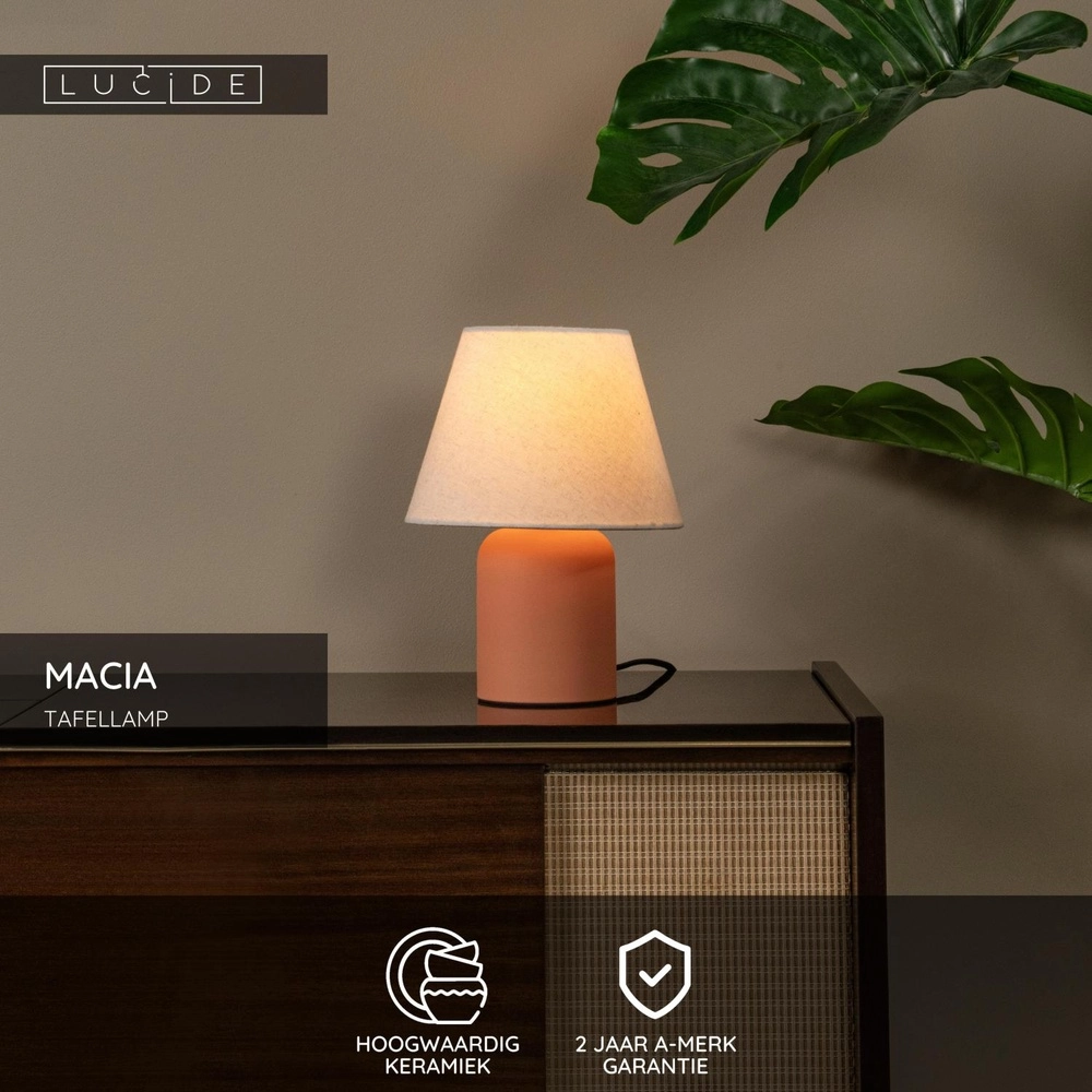 Tafellampje Macia terracotta Lucide 5411212061584
