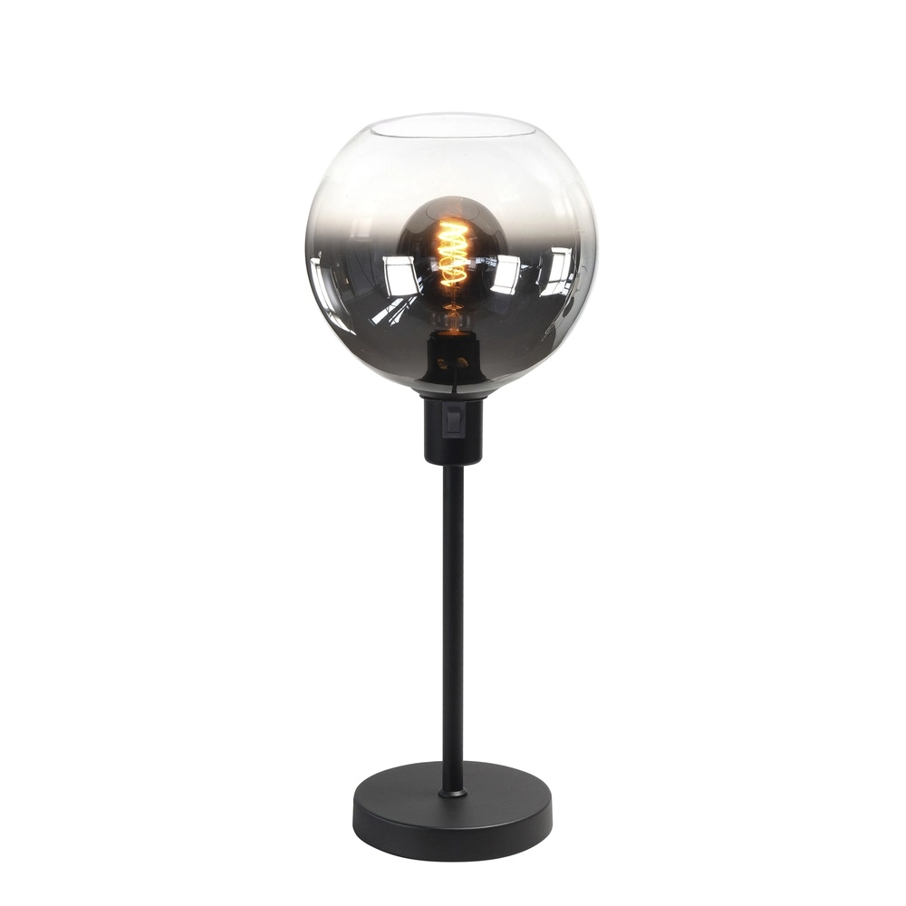 Design tafellamp Fantasy smoke en helder glas