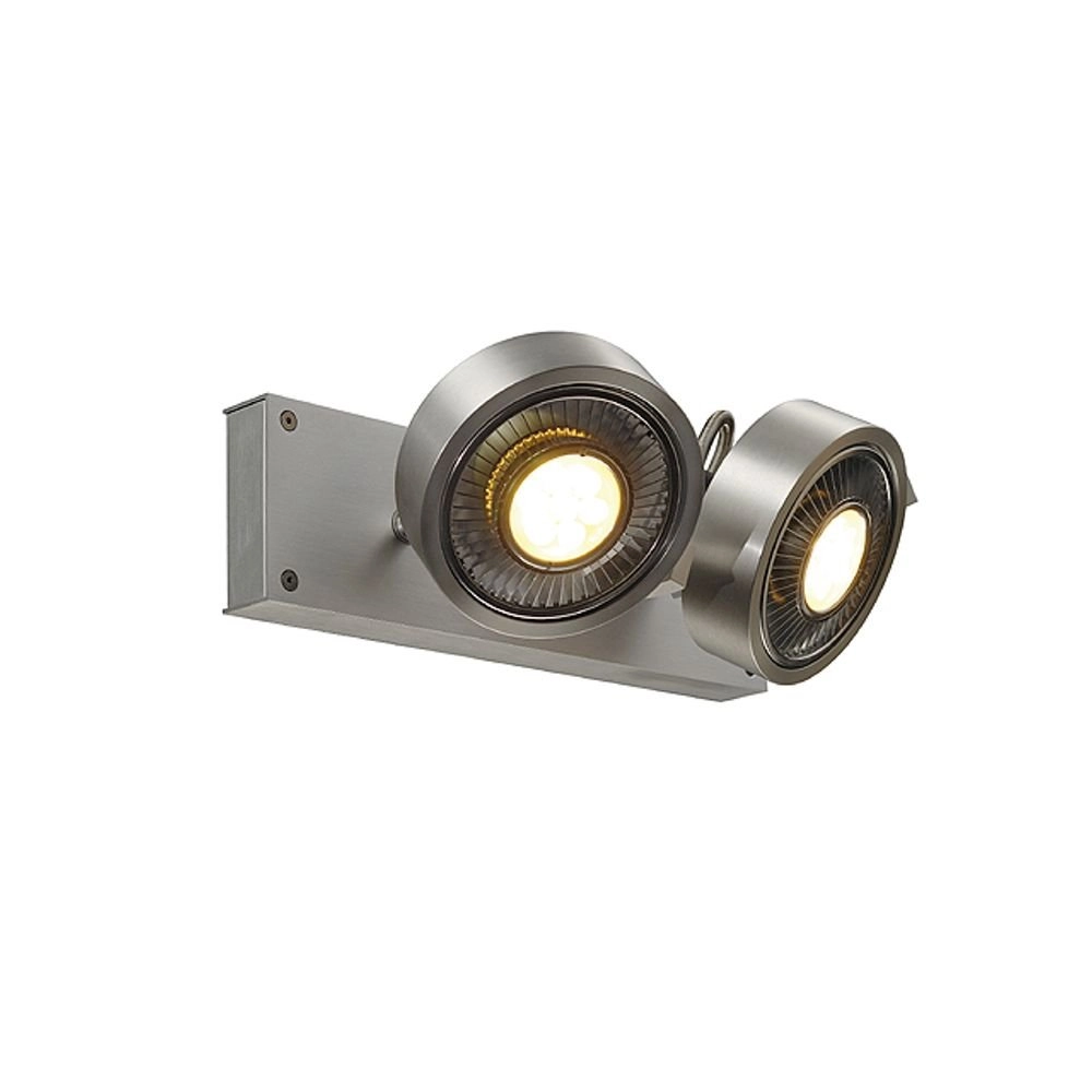 Design spots Kalu 2 QPAR111 2-lichts metaalgrijs SLV 4024163142434