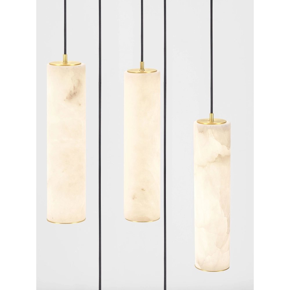 Hanglamp Diletto goud met wit 24-lichts Lyora 5212063503250