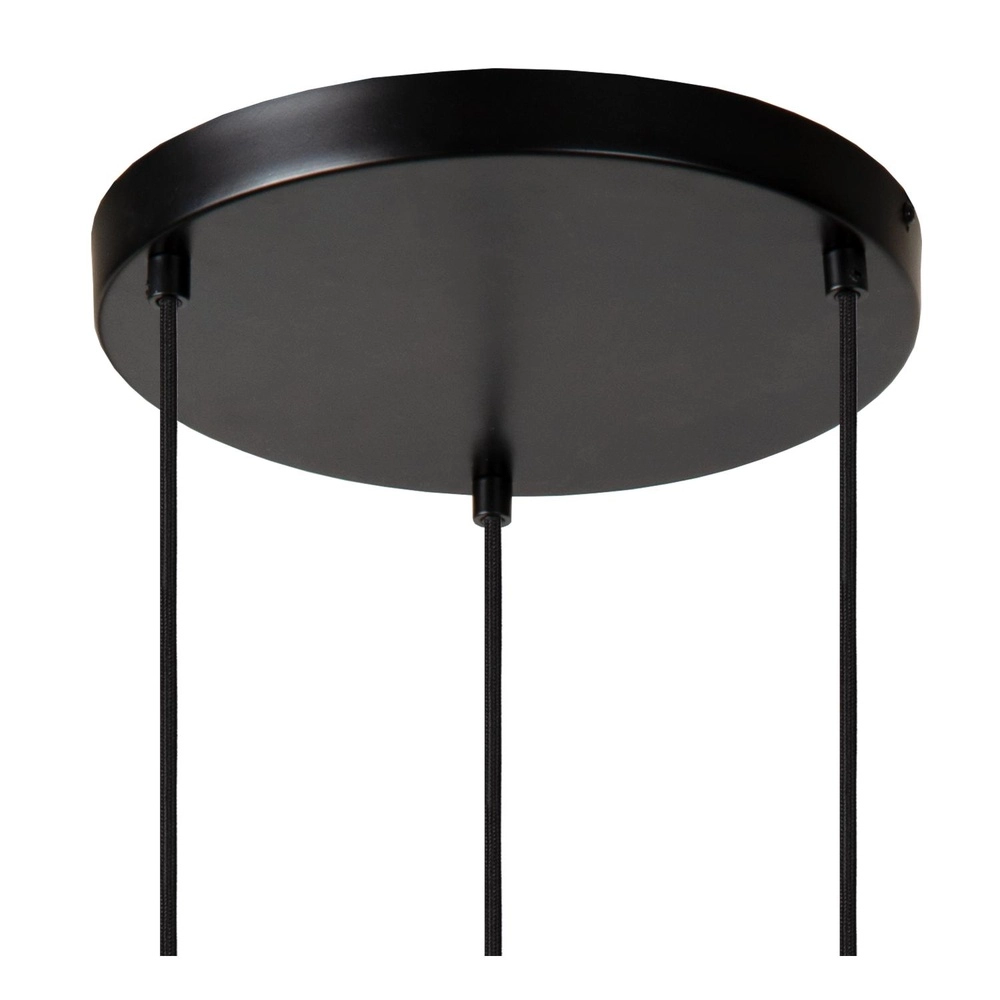 Hanglamp Marius 3-lichts zwart Lucide 5411212452238