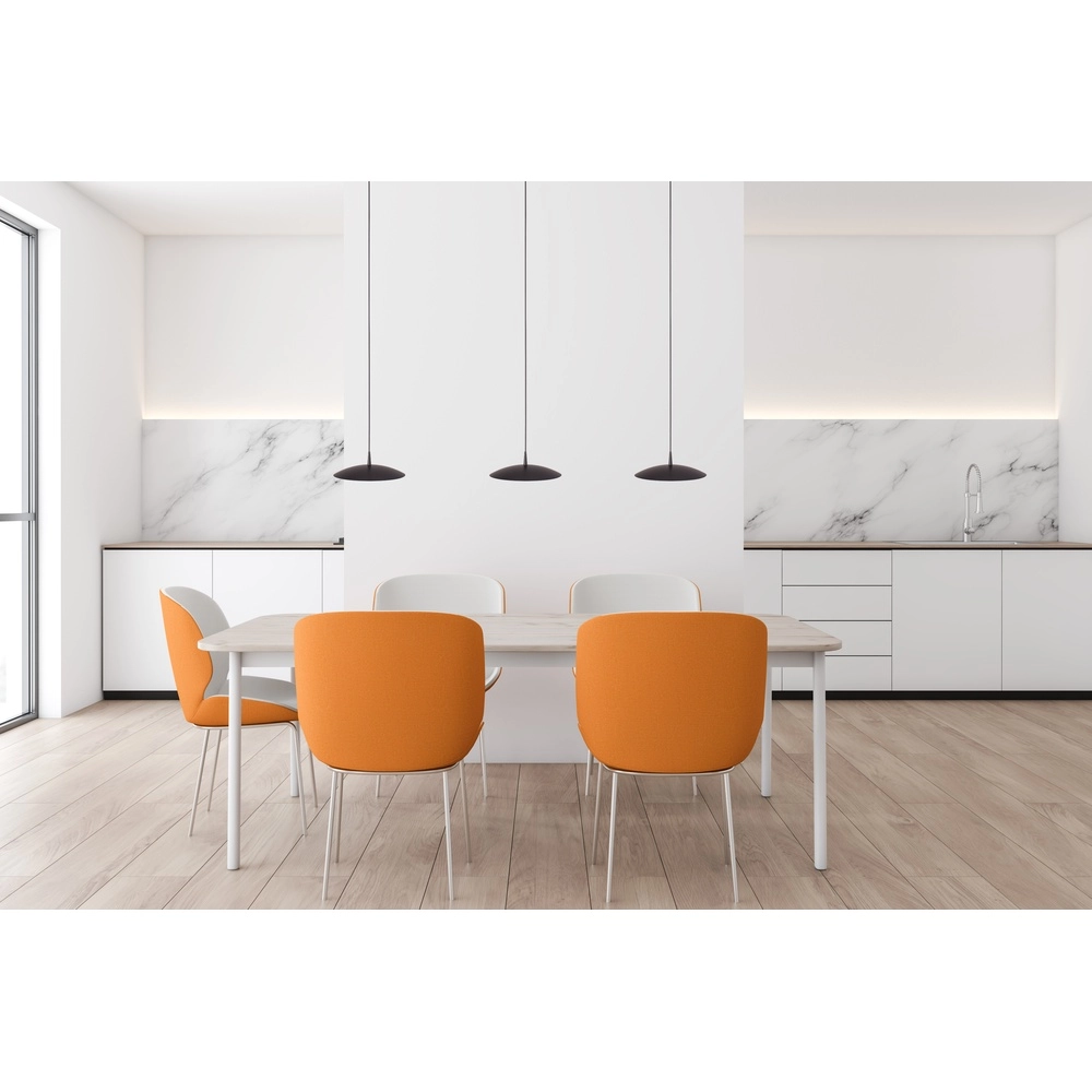 3-lichts hanglamp Scala 130cm zwart nikkel Ø 25cm Masterlight 8718121326986