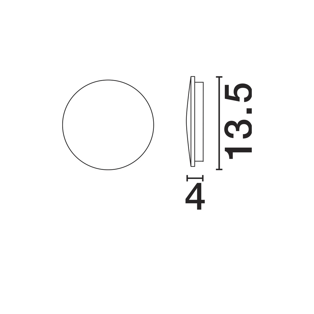 Ronde wandlamp Copper zwart Ø 13,5cm Lyora 5212017447326