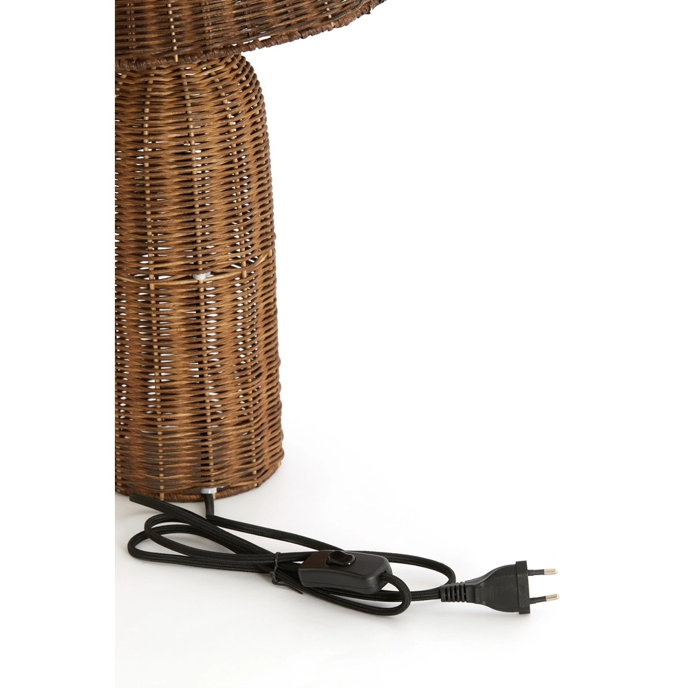 Rotan schemerlamp Mandor Ø 28,5cm - naturel rotan Light & Living 8717807820619