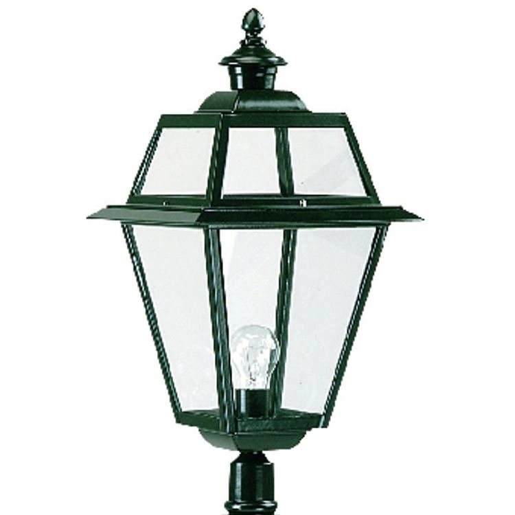 Nostalgische vierkante lantaarn lamp Maasdam K14 zwart KS Verlichting 8714732151245