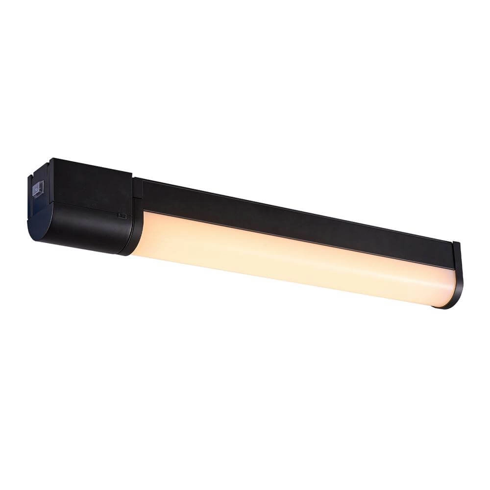 Strakke wandlamp Malaika S zwart