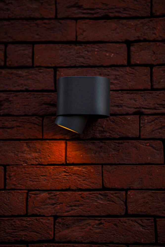 Wandspot Cypres down antraciet Lutec 6939412014869