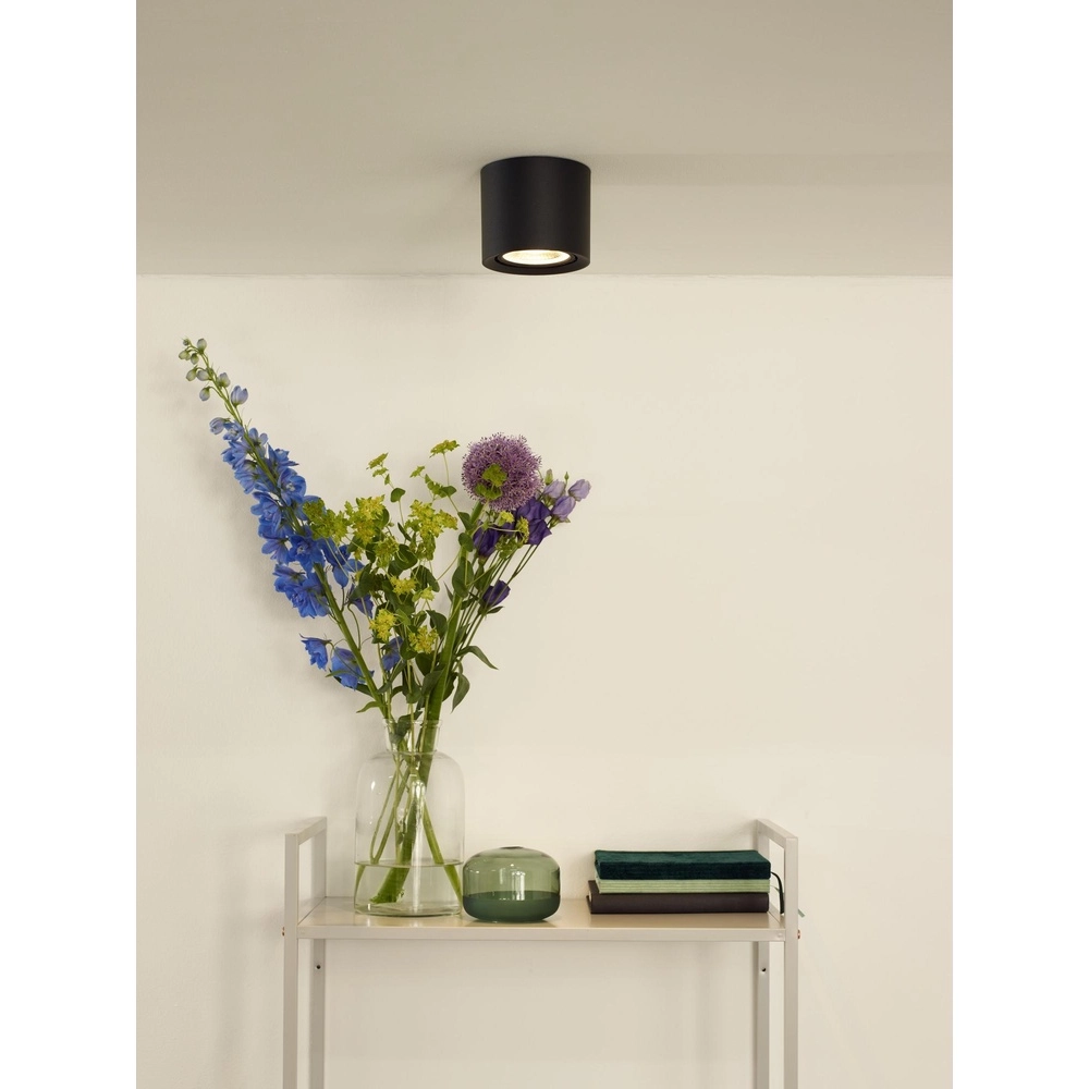 Plafondspot Ø 12cm Fedler GU10 ES111 zwart Lucide 5411212092120