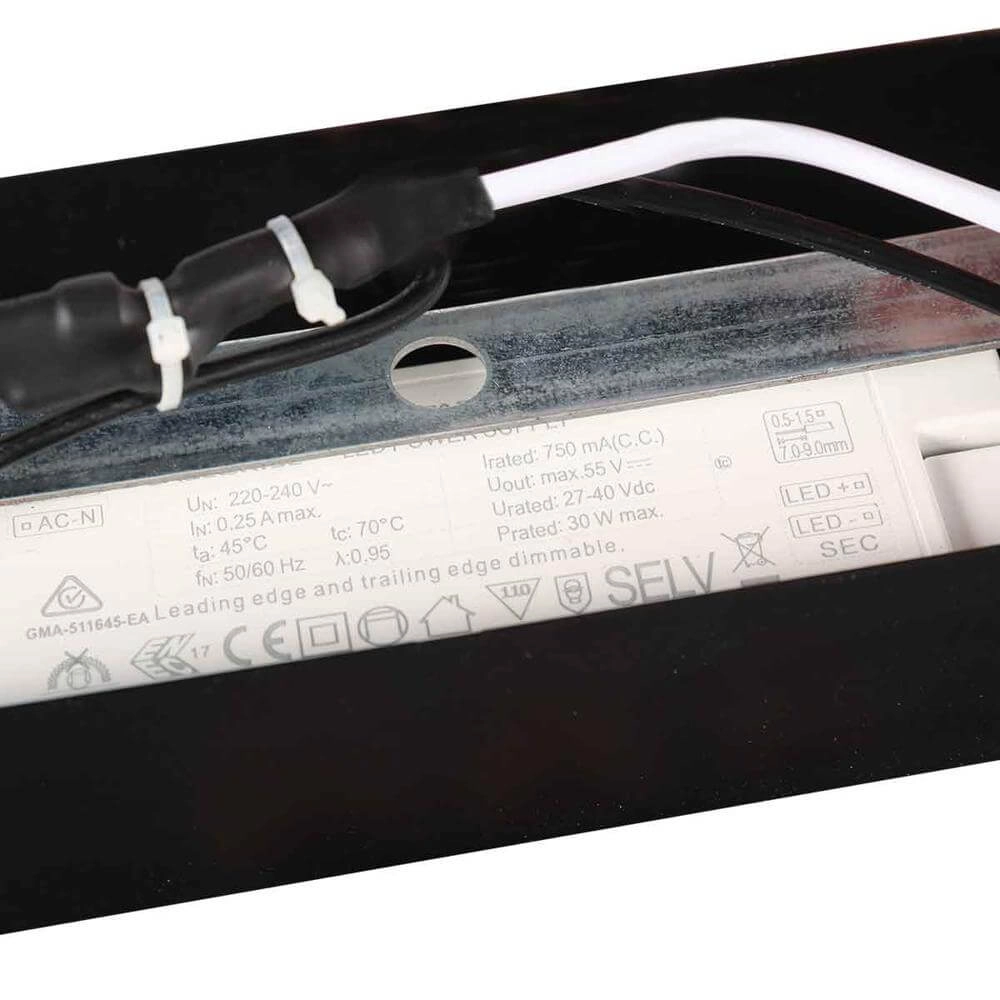 6-lichts hanglamp Marcadore recht zwart Steinhauer 8712746176643