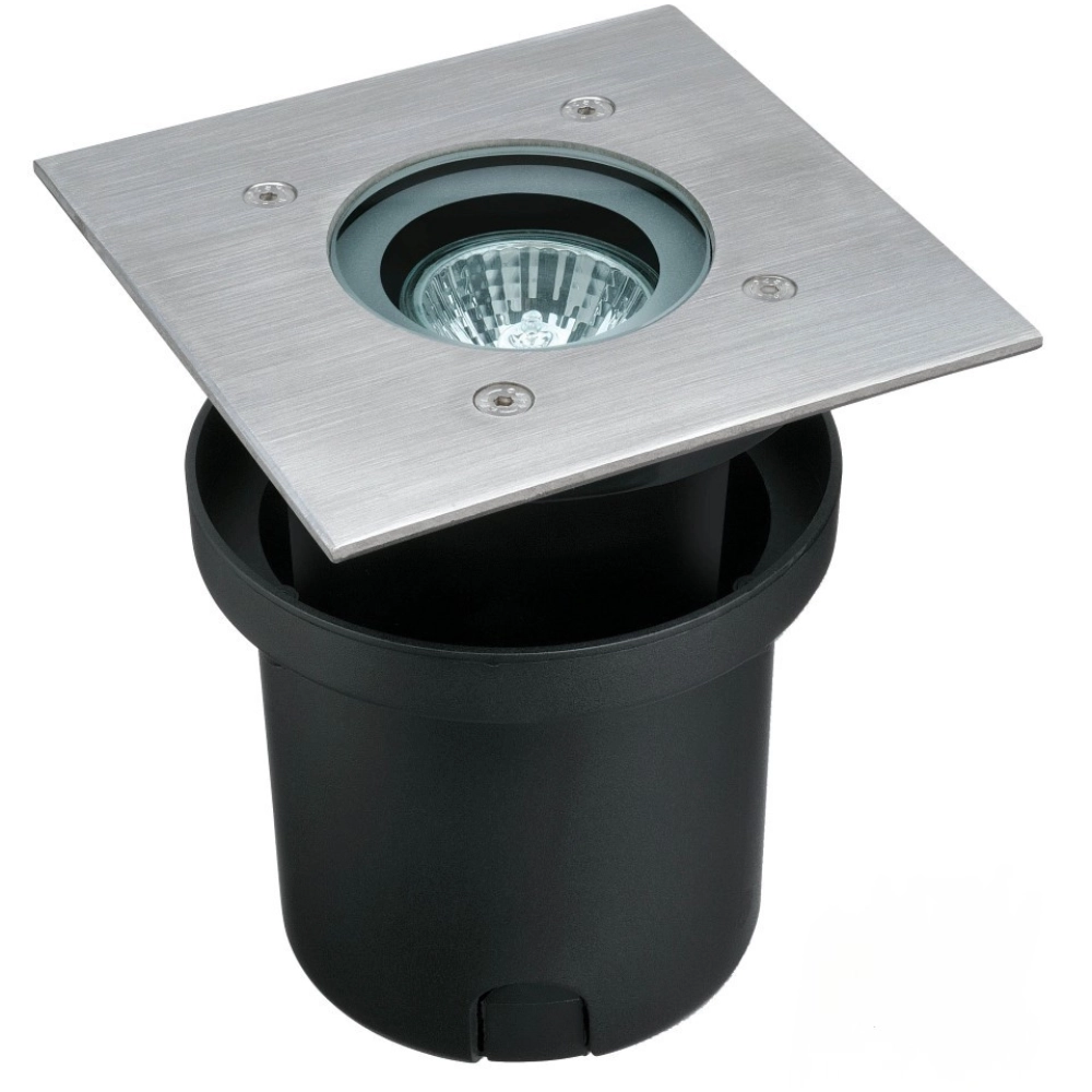 Grondspot RVS spot vierkant RVS