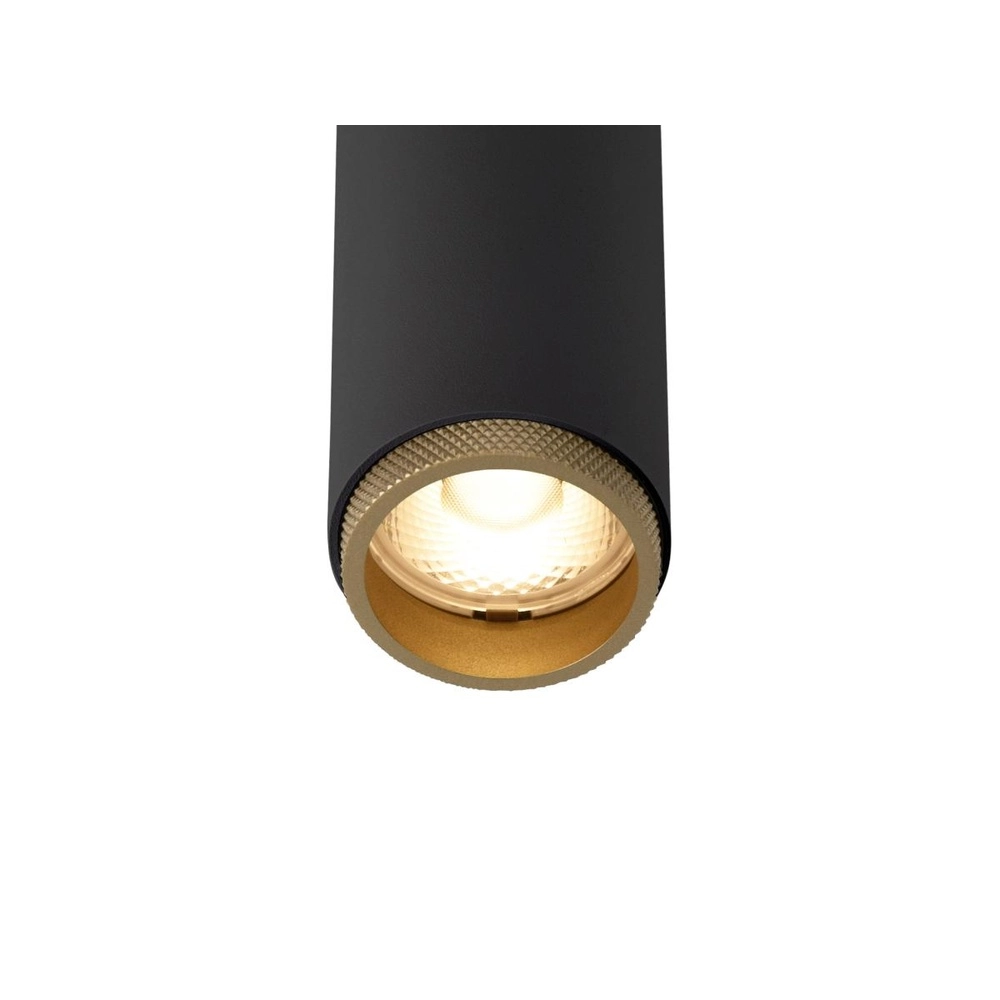 Inbouwspot Grip! S zwart met goud 2700K SLV 4024163304825