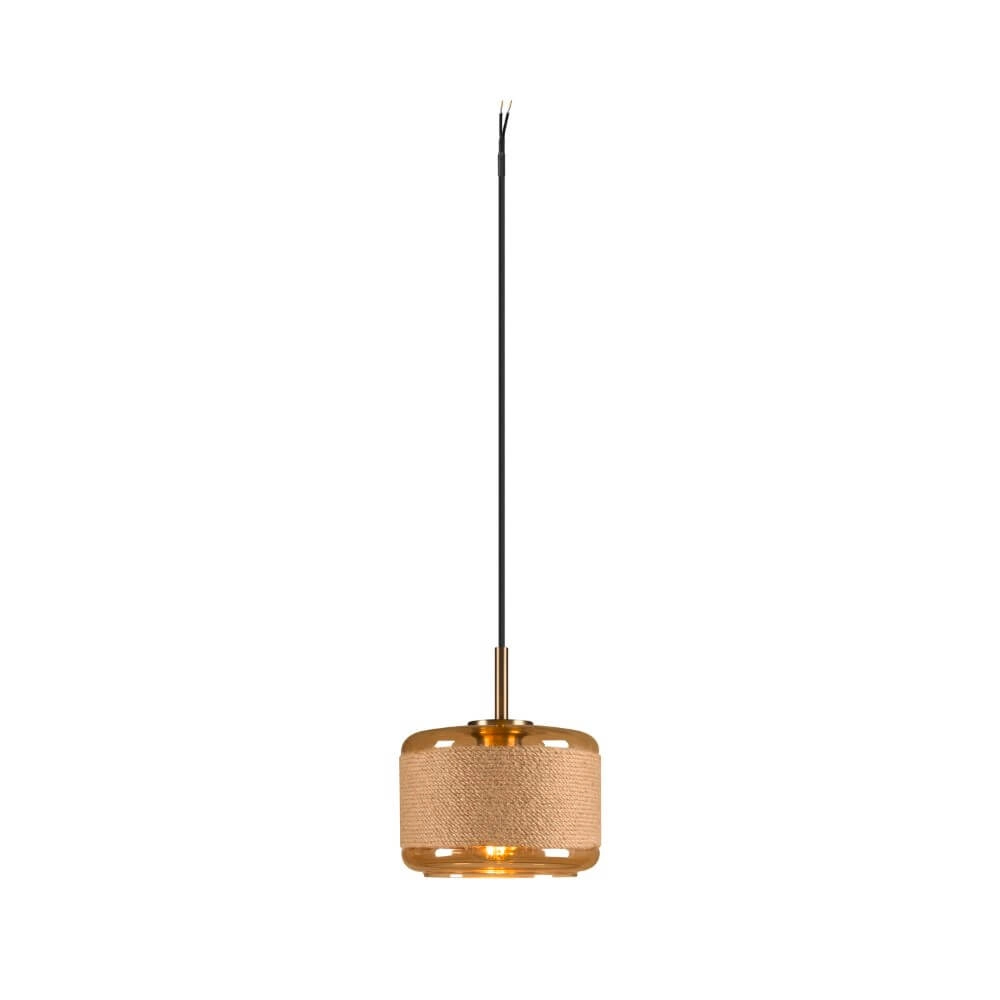 Hanglamp Pantilo Rope 19 amber glas - Ø 18,5cm