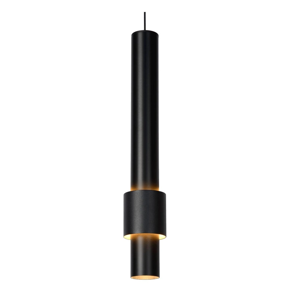 Strakke hanglamp Margary 3-lichts zwart Lucide 5411212241894