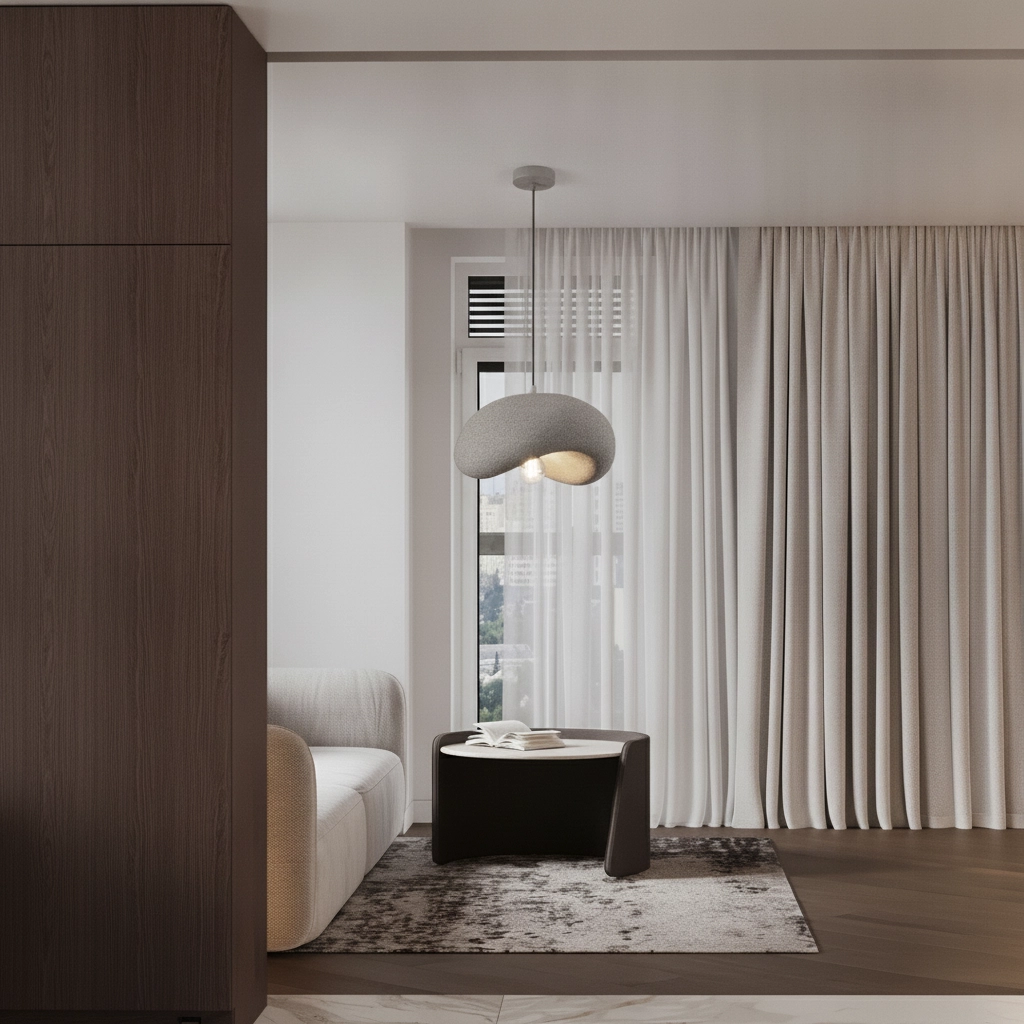 Moderne hanglamp Bambel grijs