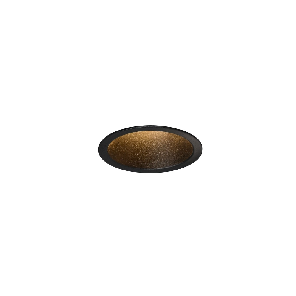 Strakke inbouwspot Meratus design zwart IP44