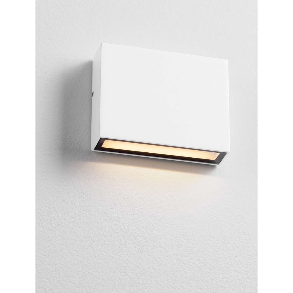 Strakke wandspot Tick downlighter wit