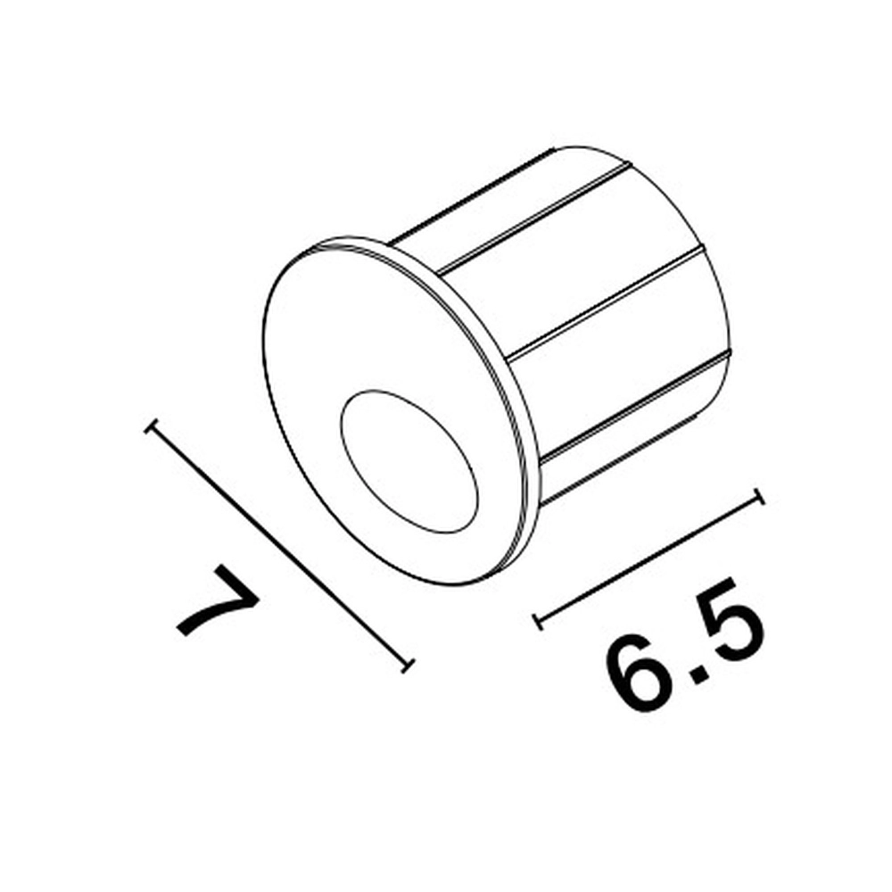 Ronde inbouwlamp Circe wit Lyora 5212017444400