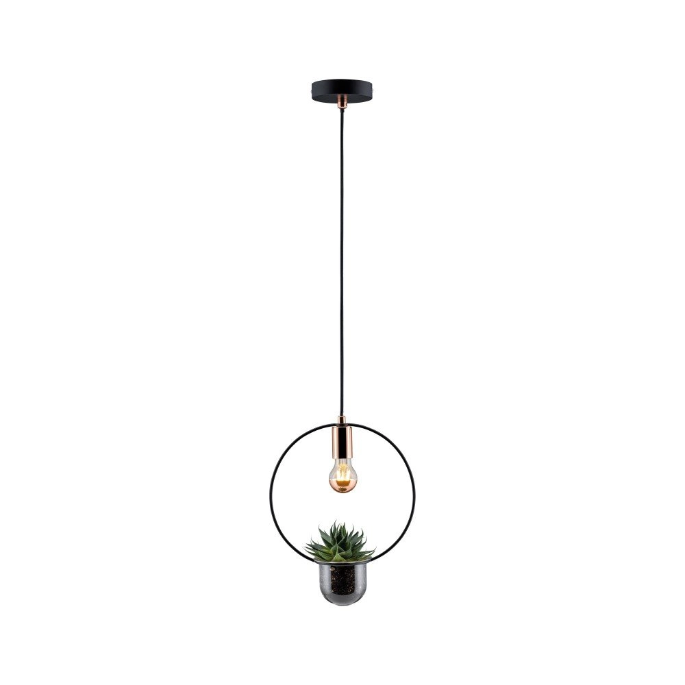 Roodkoperen hanglamp Neordic Tasja Plants Paulmann 4000870797488
