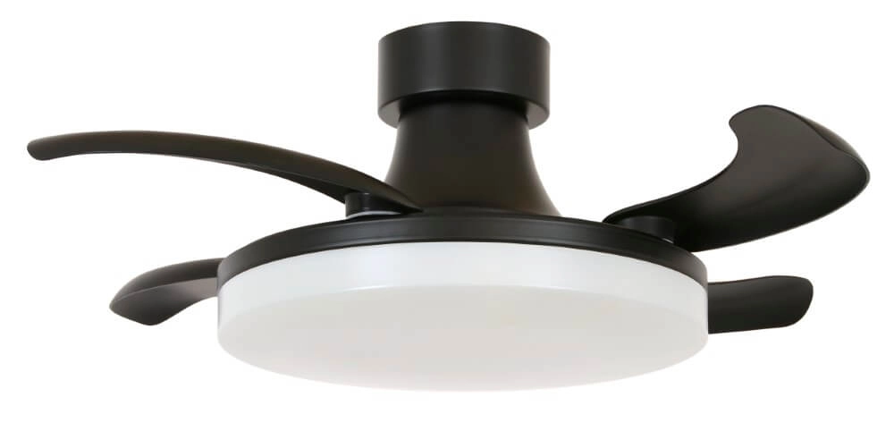 Zwarte plafondventilator Fanway Orbit Ø 91,5cm