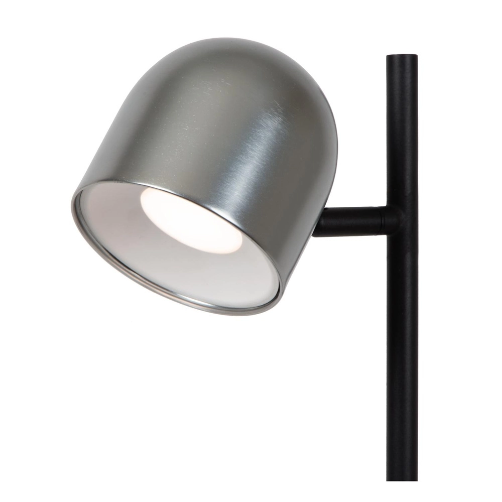 Oplaadbare vloerlamp Skanska Rech metaalgrijs Lucide 5411212032157
