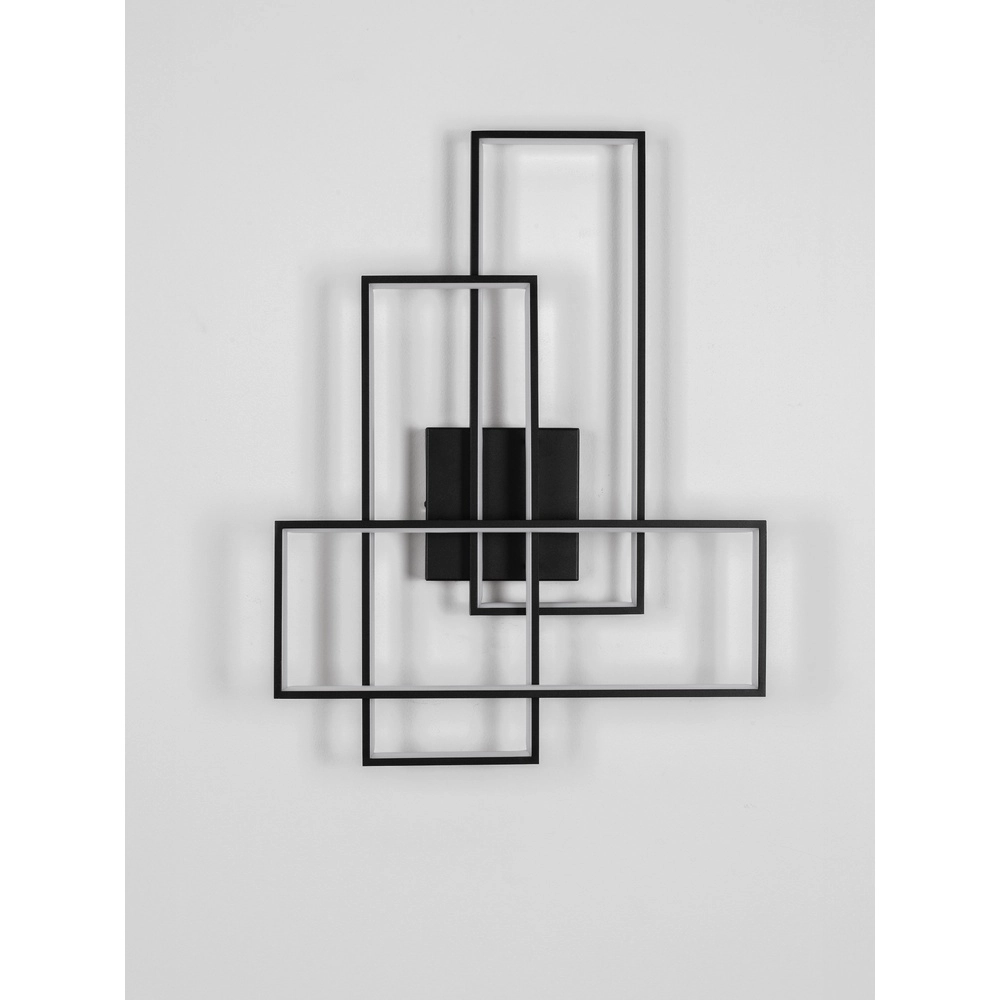 Wandlamp Alis design zwart Lyora 5212017468697