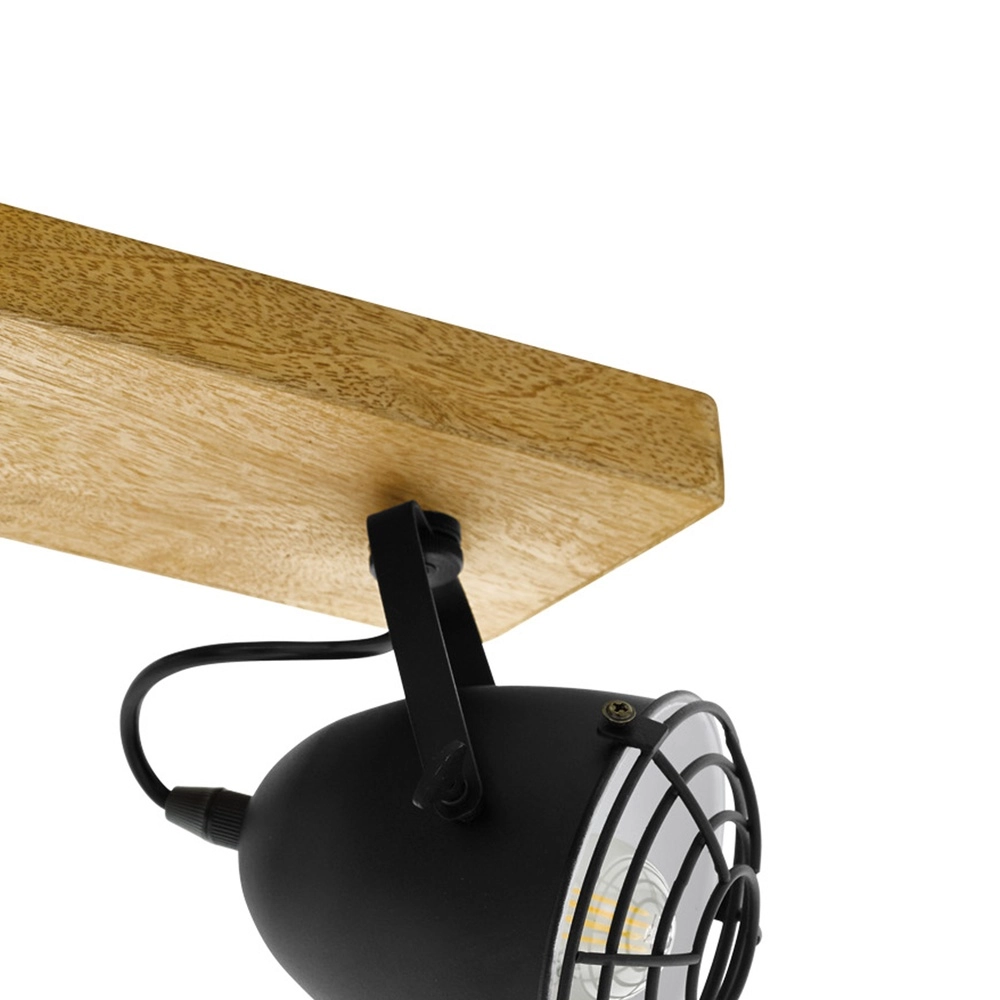 Plafondlamp Gatebeck hout 3-lichts Eglo 9002759490782