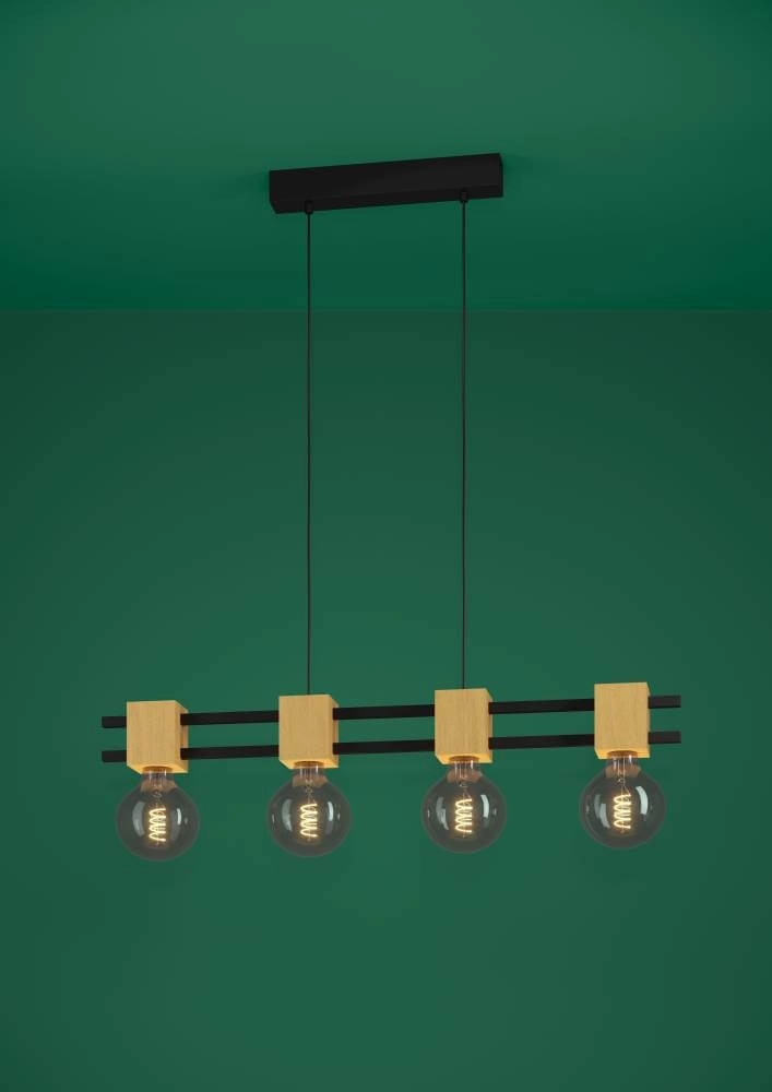 Strakke hanglamp Levantara 4-lichts Stars of Light 9008606243112