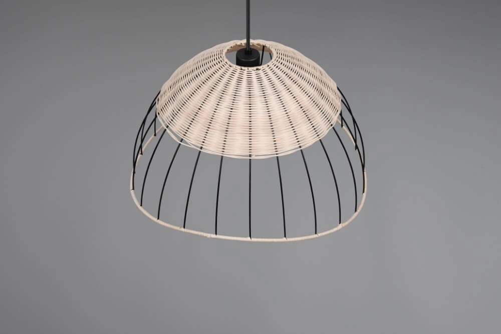 Rotan hanglamp Sandrine Ø 48cm Trio 4017807637656