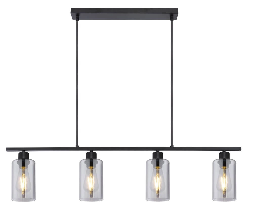 Hanglamp Hadera met smoke glas