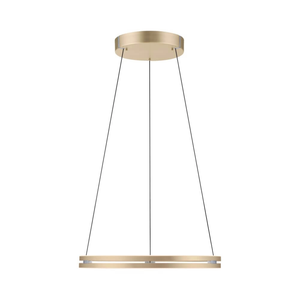 Strakke hanglamp Pure E-Loop messing Ø 70cm Paul Neuhaus 4012248372296